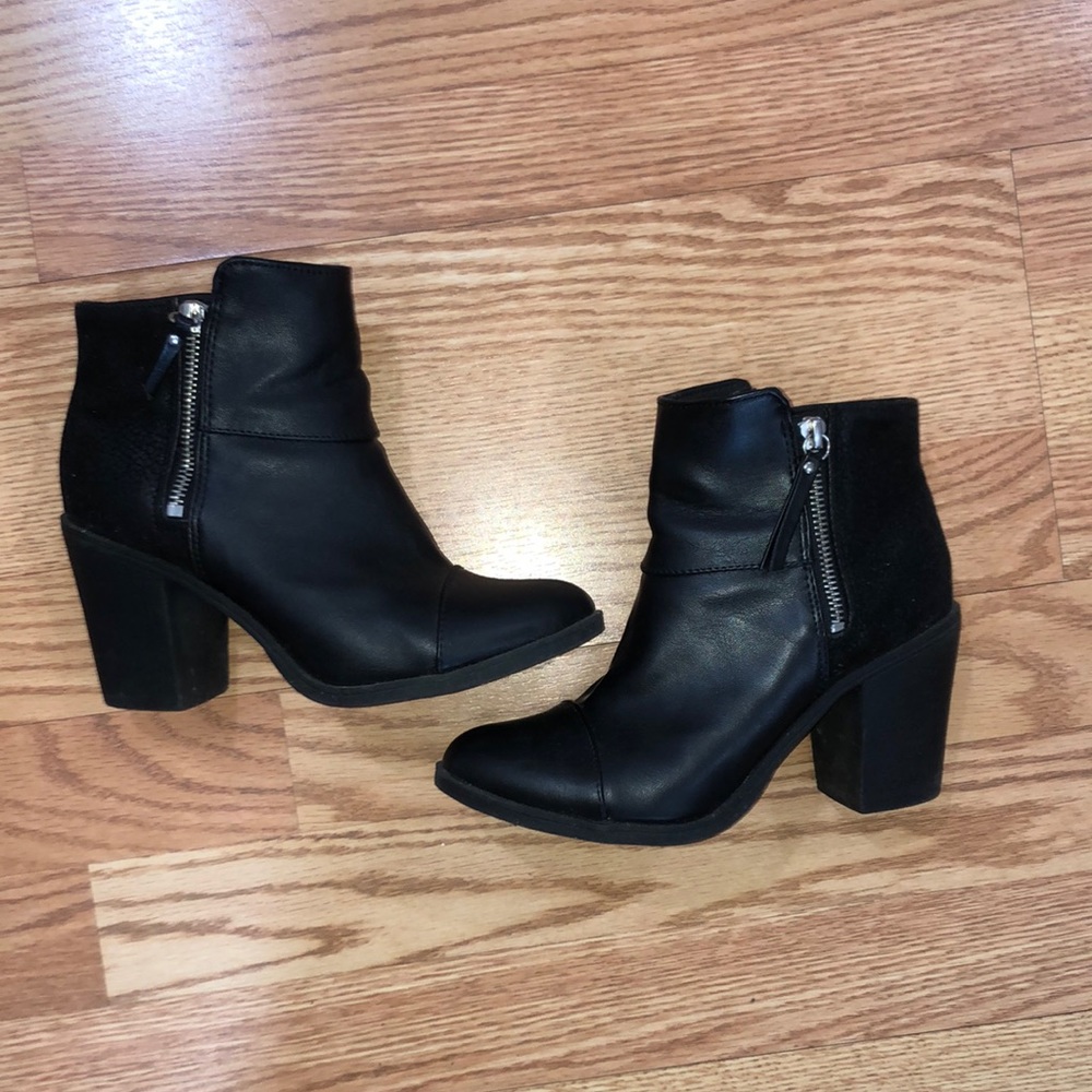 H&M Black Booties